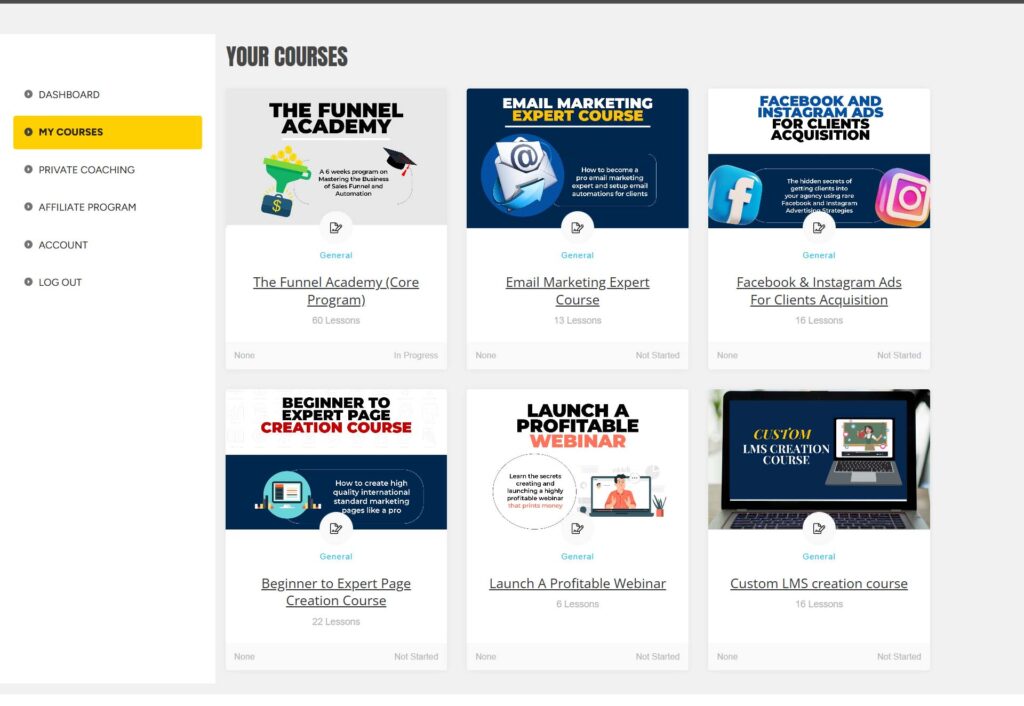 Curriculum – FunnelCademy